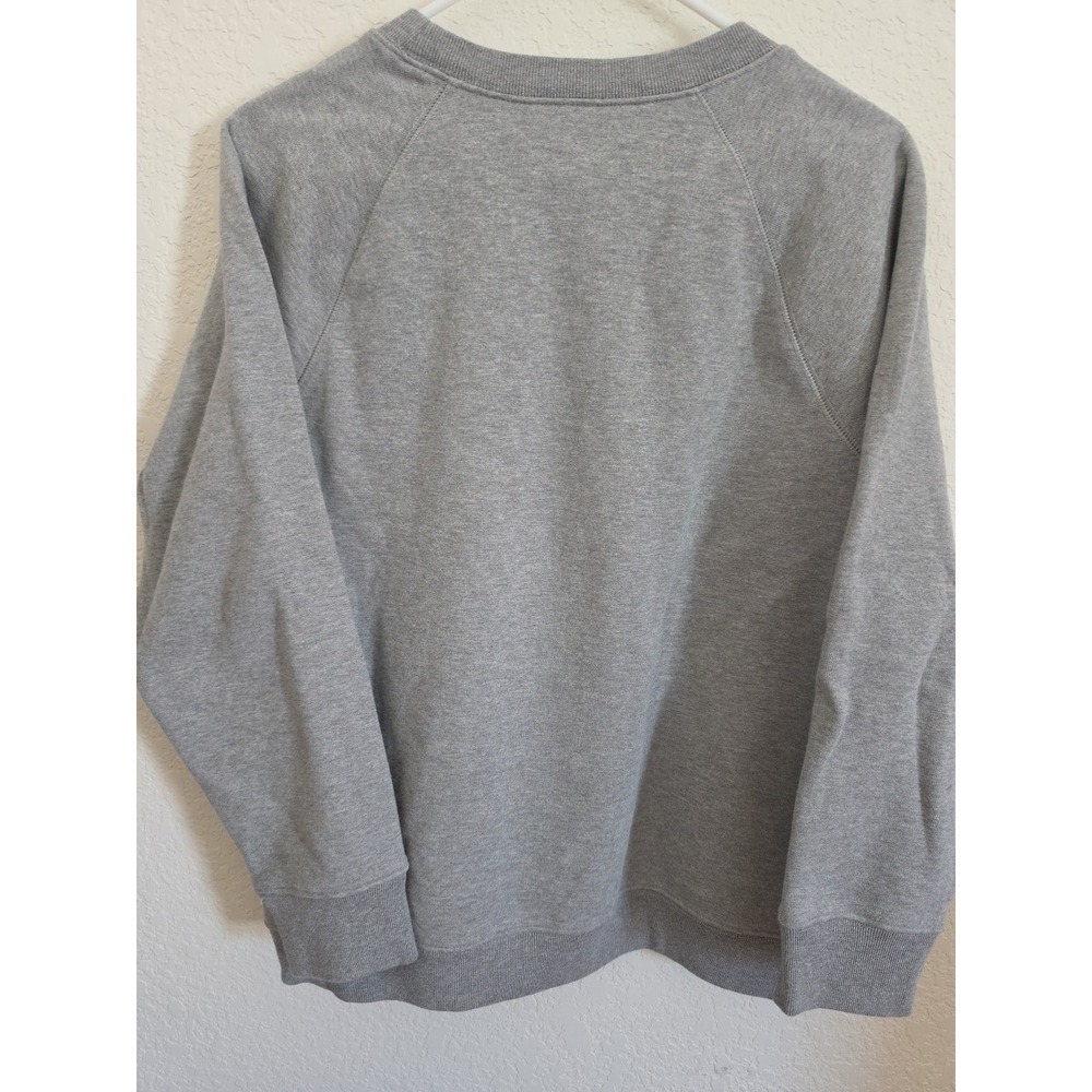 J Crew Jackson Hole Wyoming Sweatshirt Women's Large Destination Gray Graphic - Picture 2 of 4